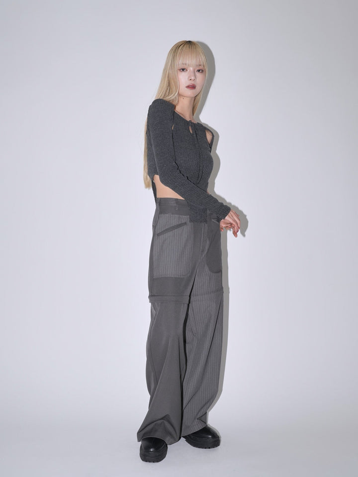 3way stripe pants