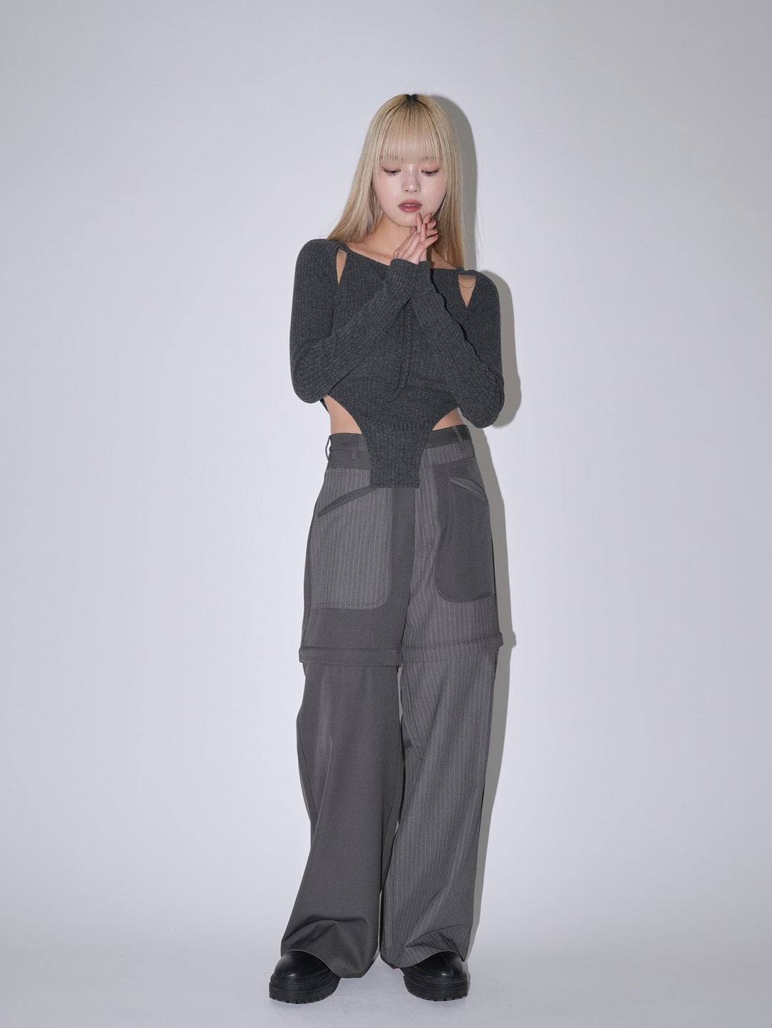 3way stripe pants