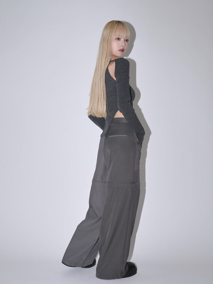 3way stripe pants