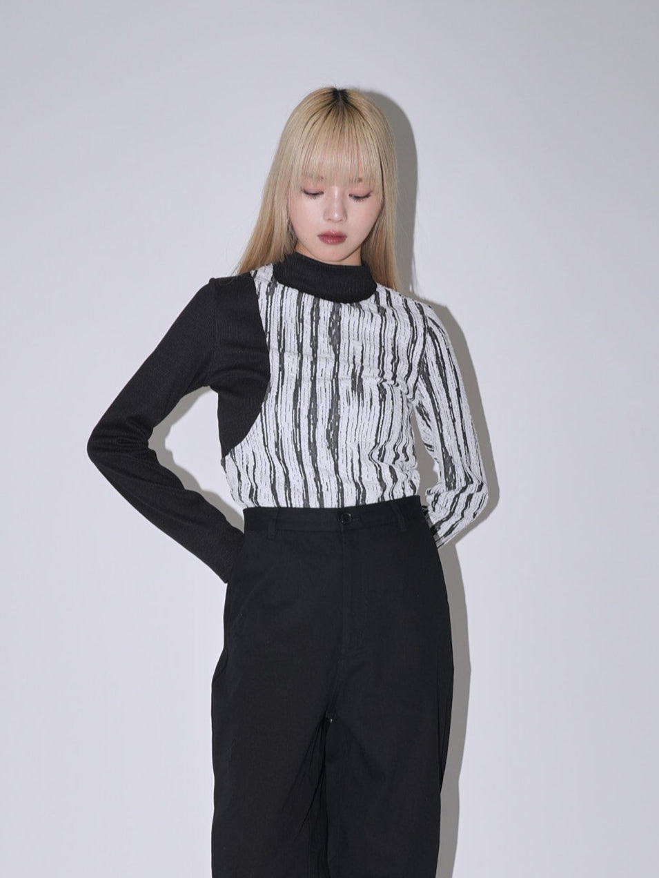 【9月10日発送予定】docking knit tops