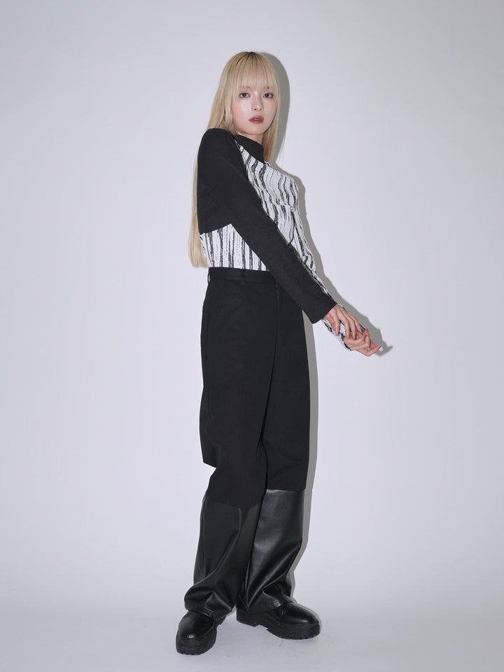 【9月10日発送予定】docking knit tops