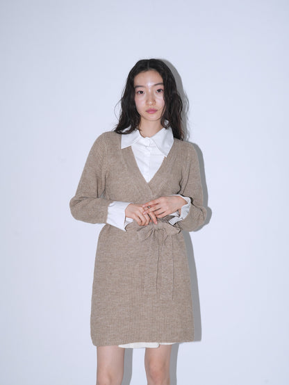 layered shirts ＆ knit one piece