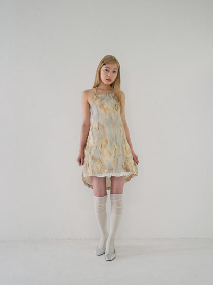 marble camisole mini one piece