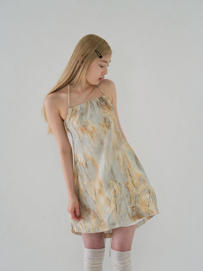 marble camisole mini one piece