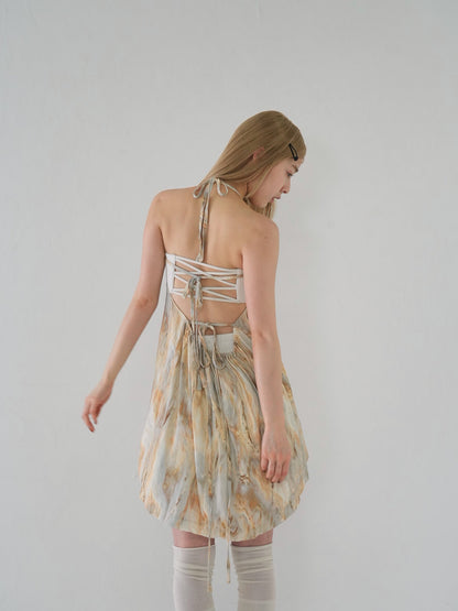 marble camisole mini one piece