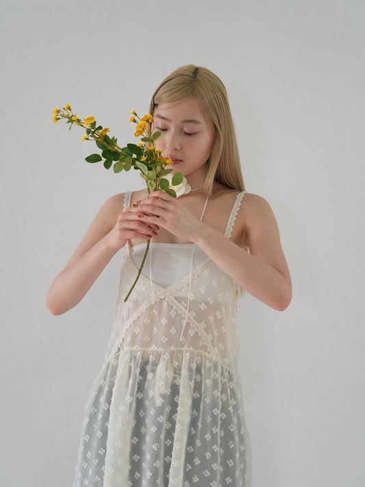 【 5月中旬発送予定 】sheer petal one piece