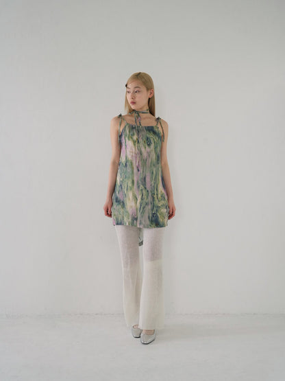 marble camisole mini one piece