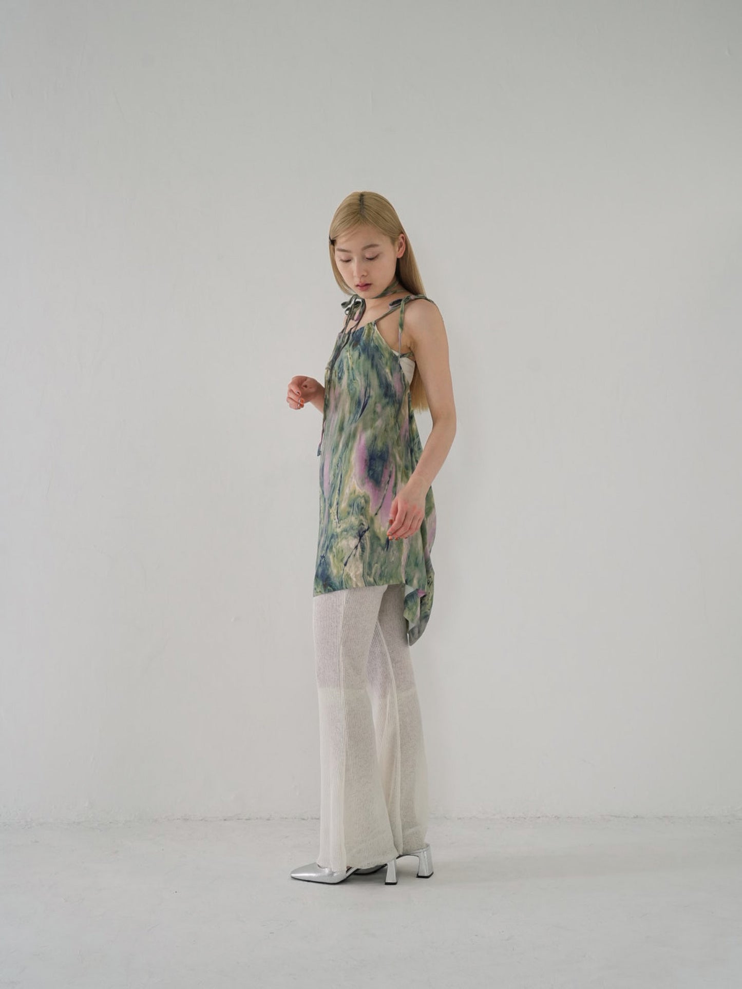 marble camisole mini one piece