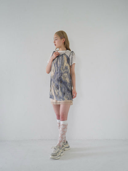 marble camisole mini one piece