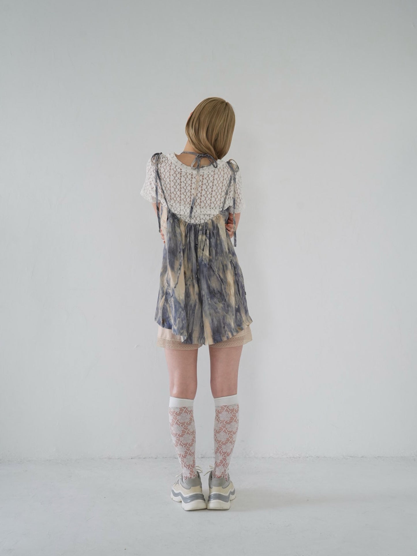 marble camisole mini one piece