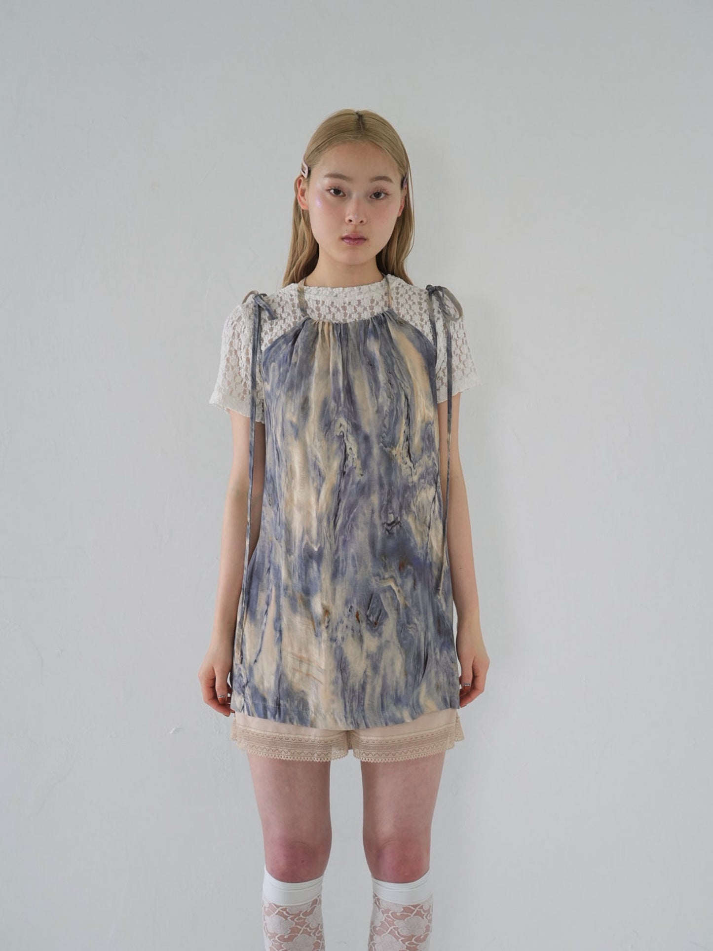 marble camisole mini one piece