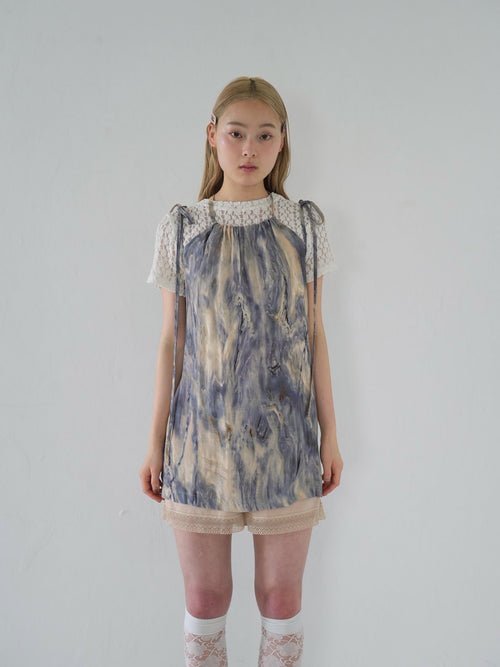 marble camisole mini one piece