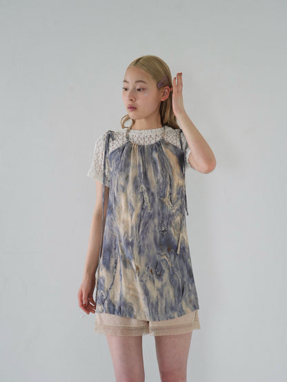 marble camisole mini one piece