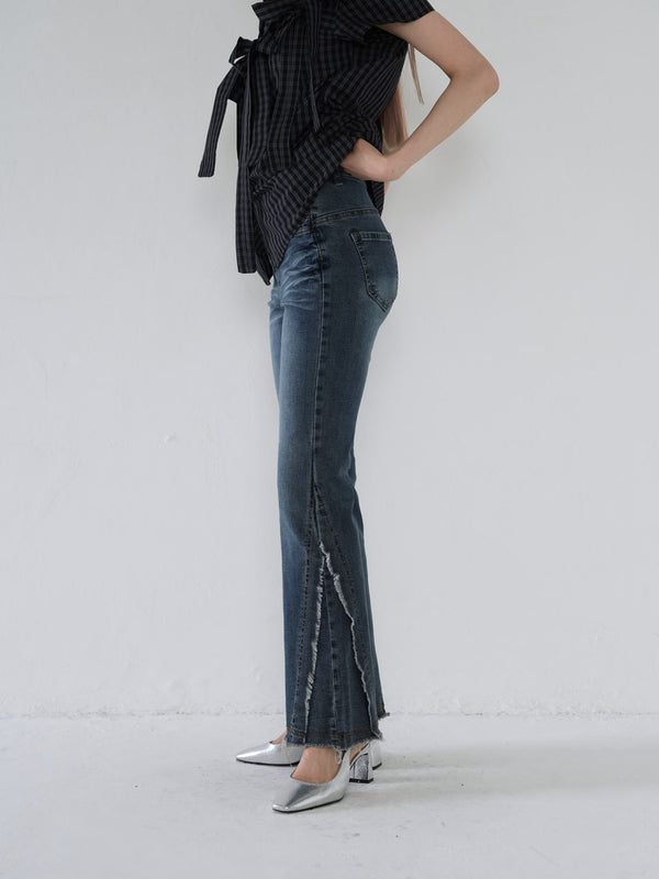 side damage flare pants