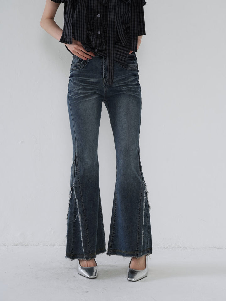 side damage flare pants