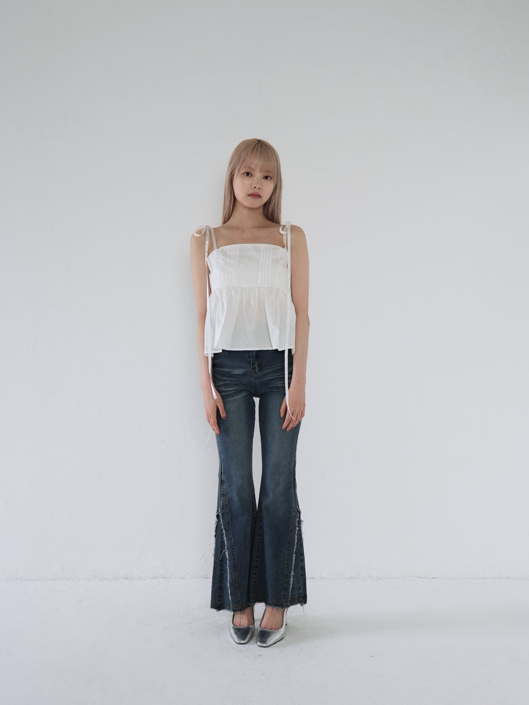 side damage flare pants