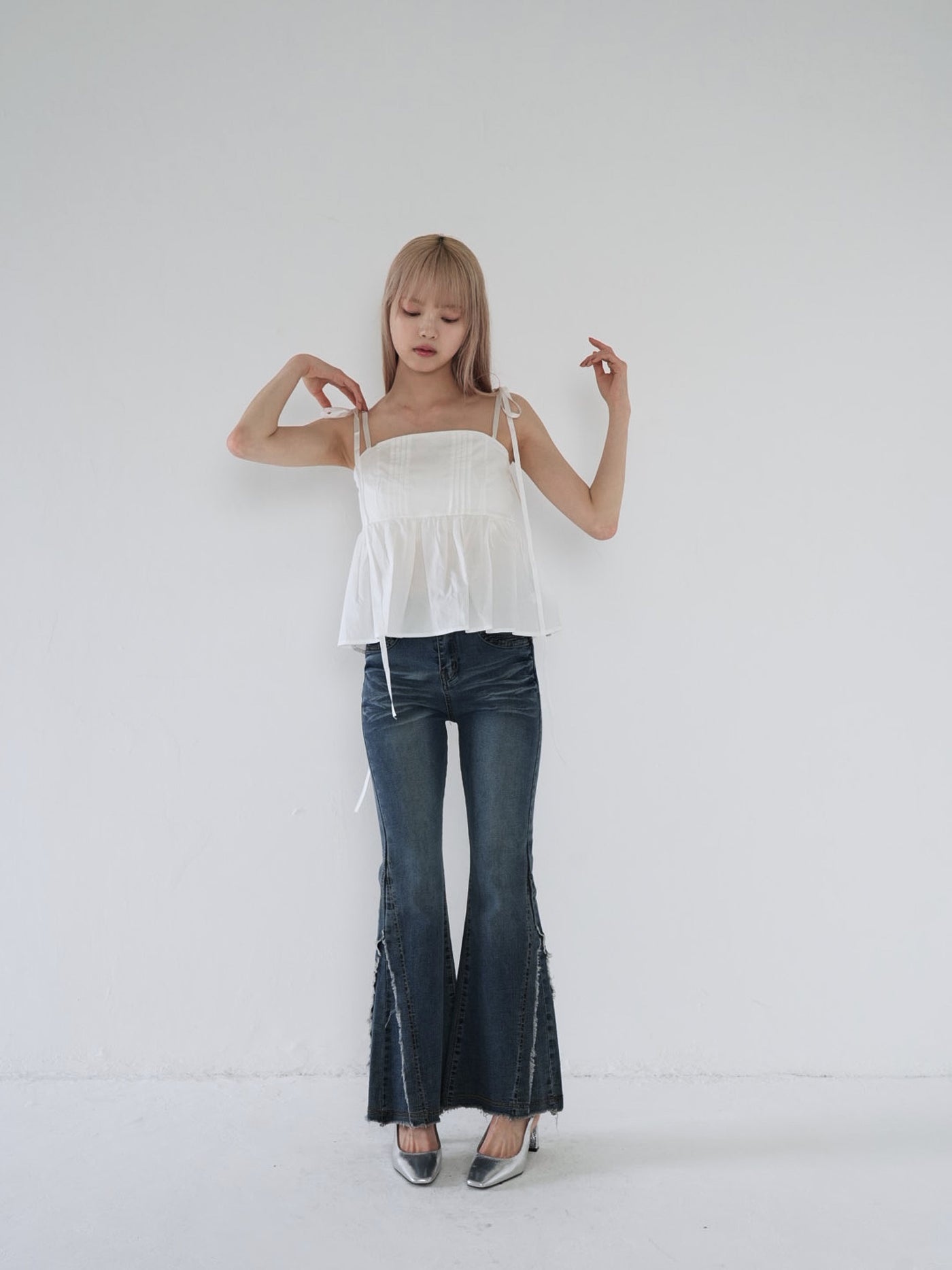 side damage flare pants