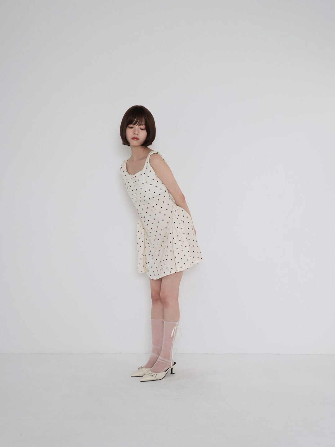 polka dot cami dress