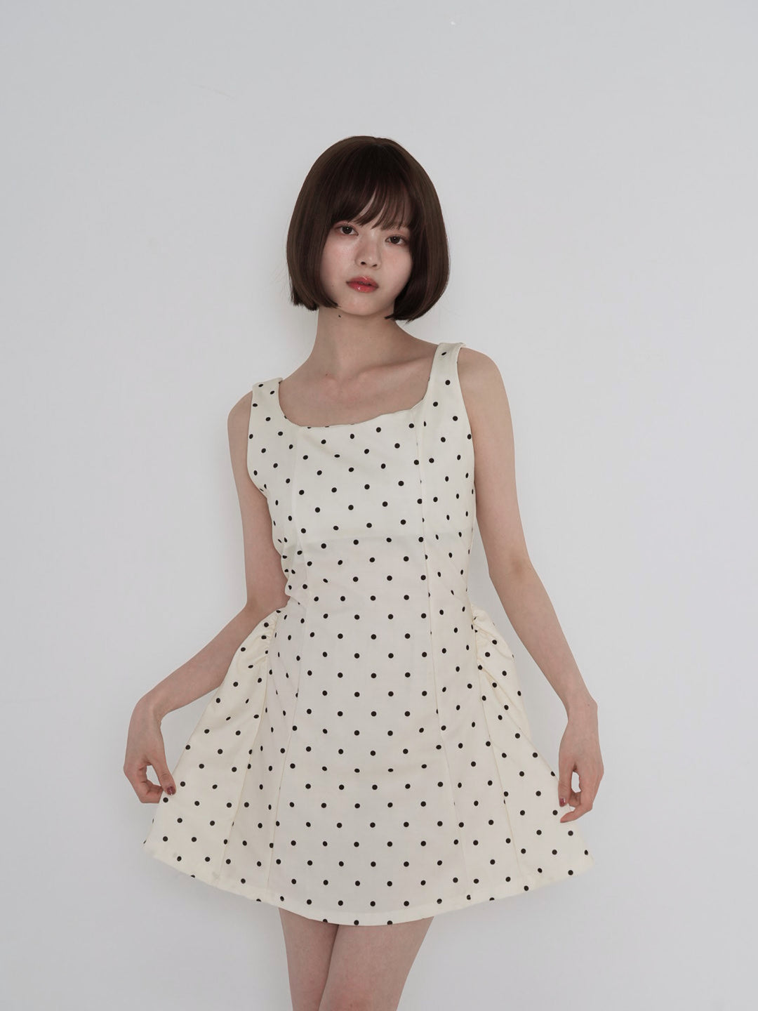 polka dot cami dress