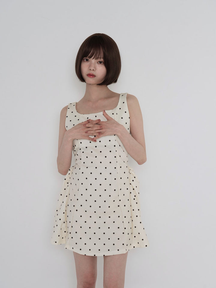 polka dot cami dress