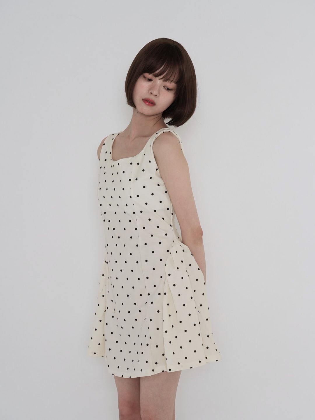 polka dot cami dress