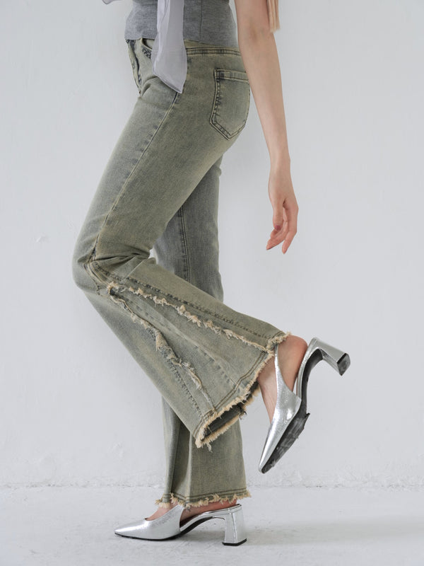 side damage flare pants