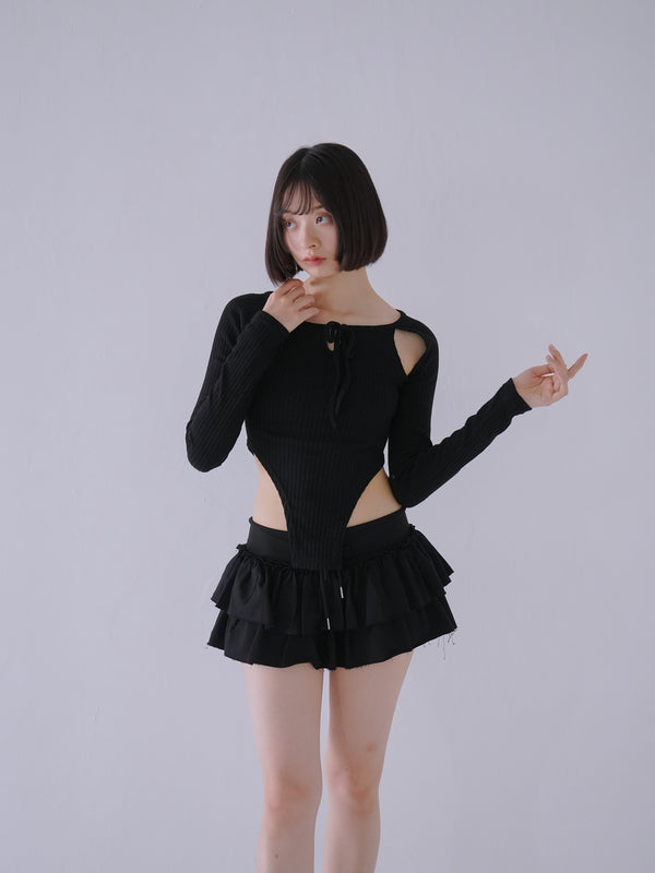 フリル キュロットパンツ カジュアルガーリー レディース Uenui