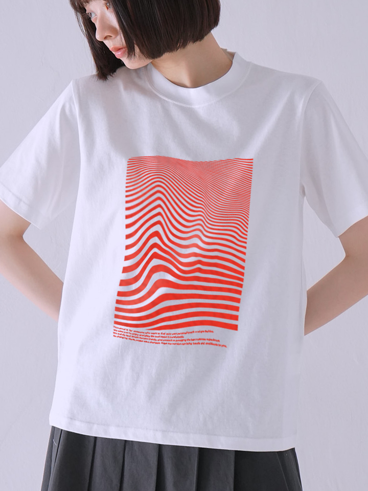 【8月下旬発送予定】un wave length graphic T
