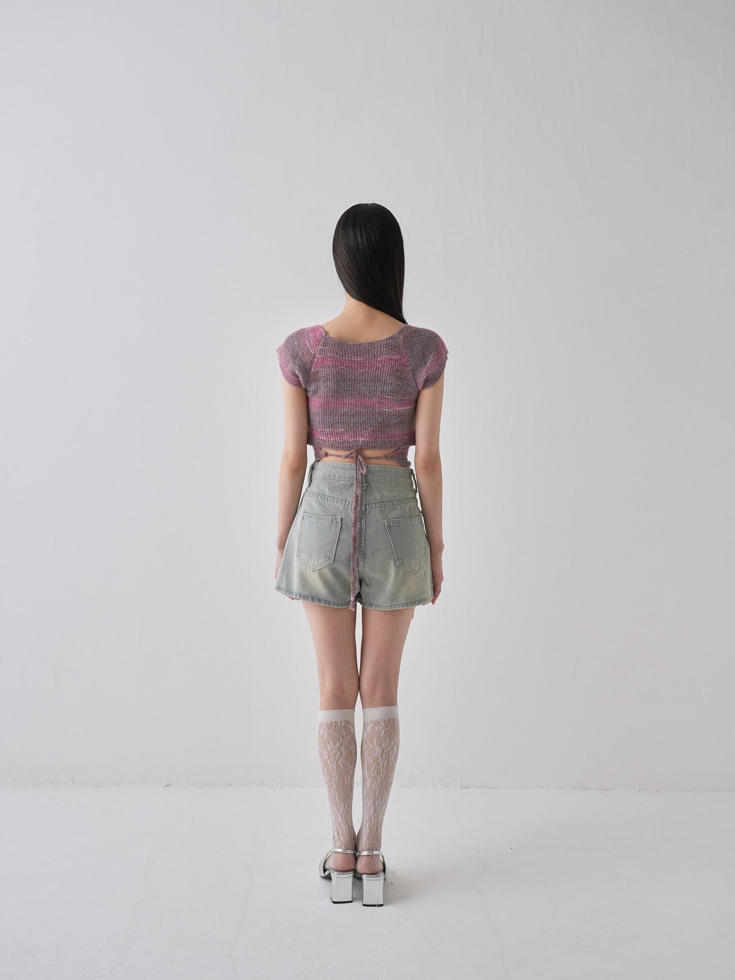 【9月中旬発送予定】square back ribbon tops