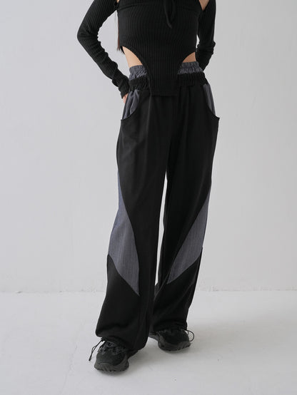 double waist sweat pants