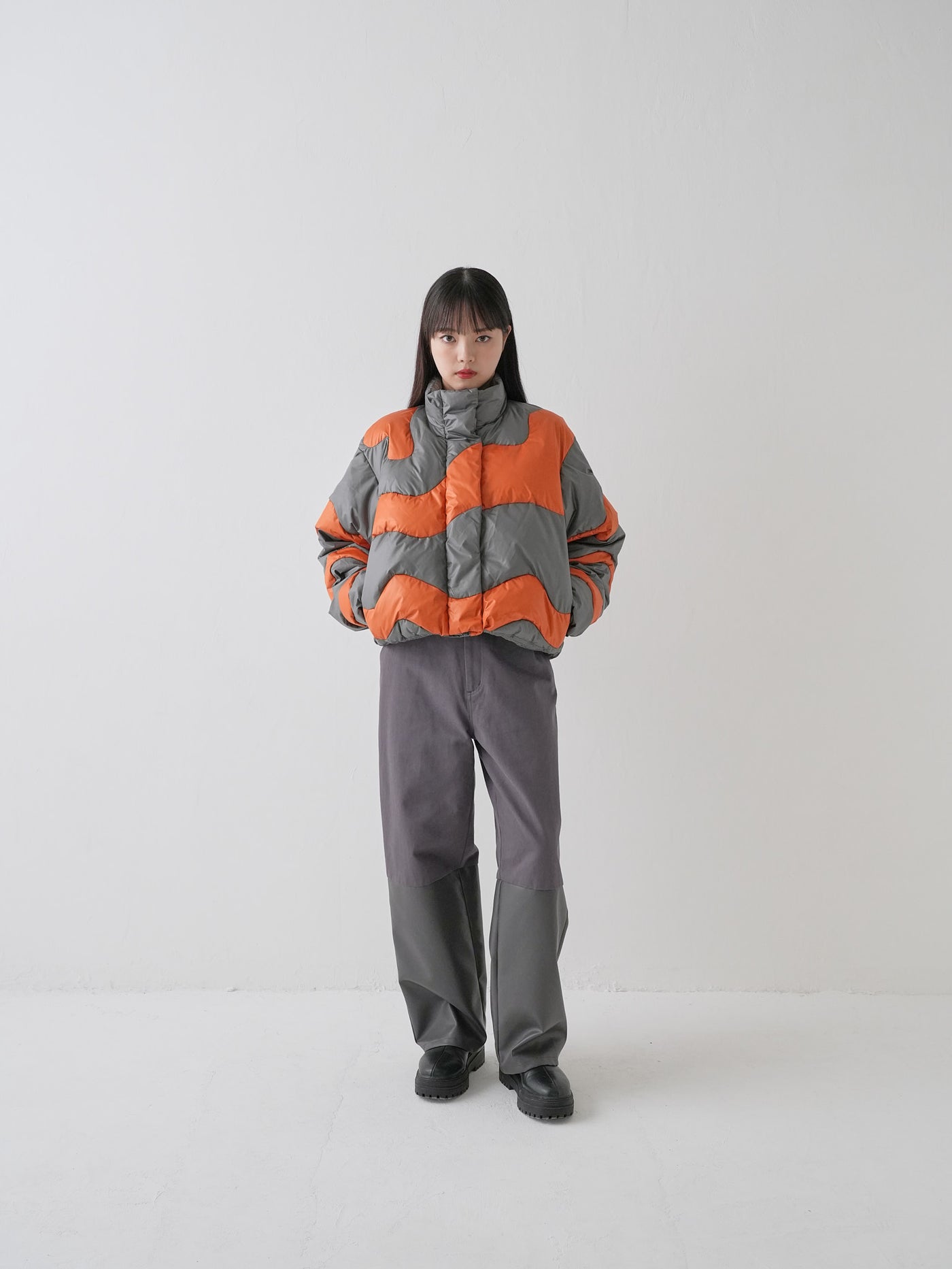 フェイクレザー ワイドパンツ 大人カジュアル レディース Uenui