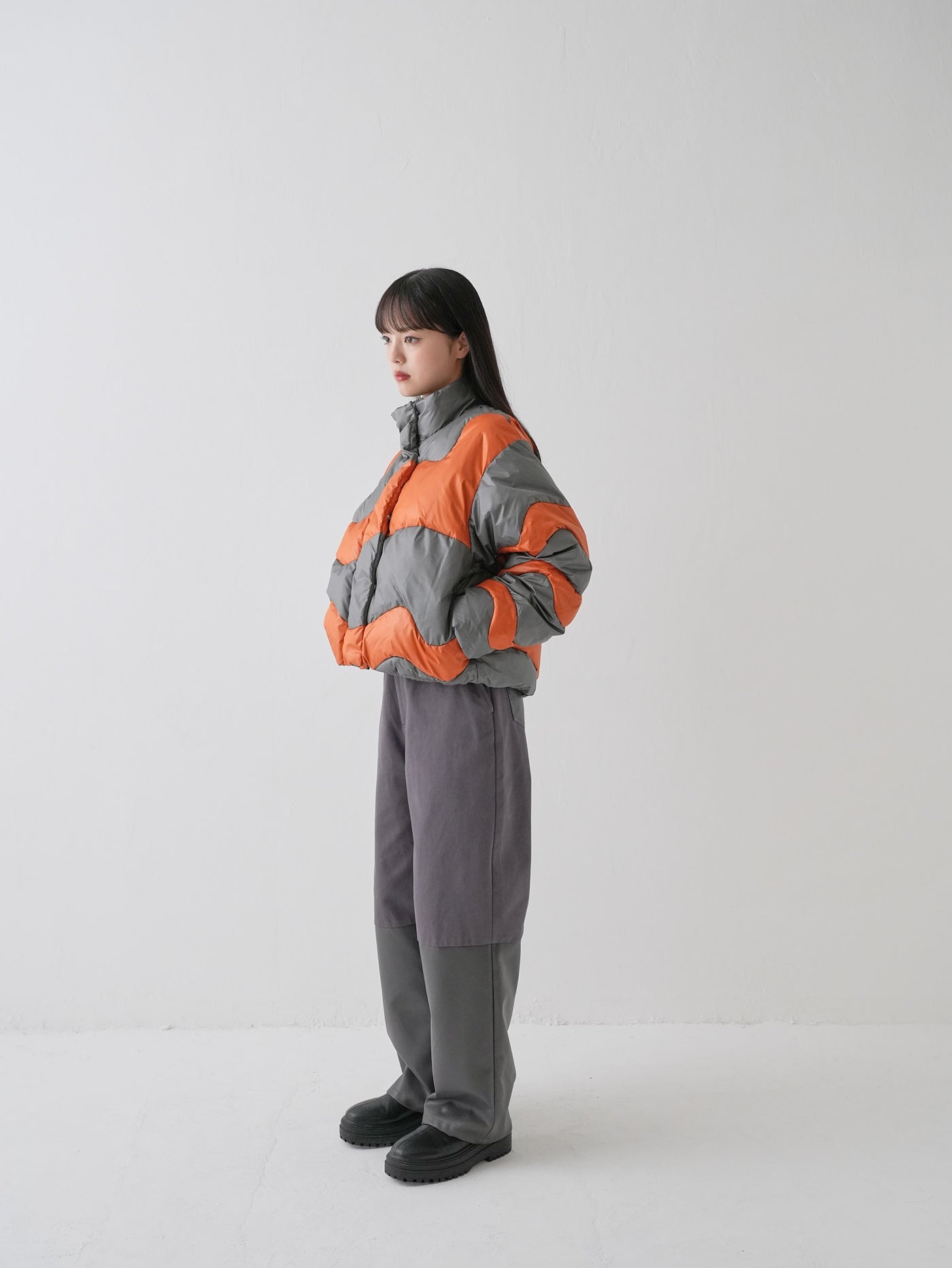 フェイクレザー ワイドパンツ 大人カジュアル レディース Uenui