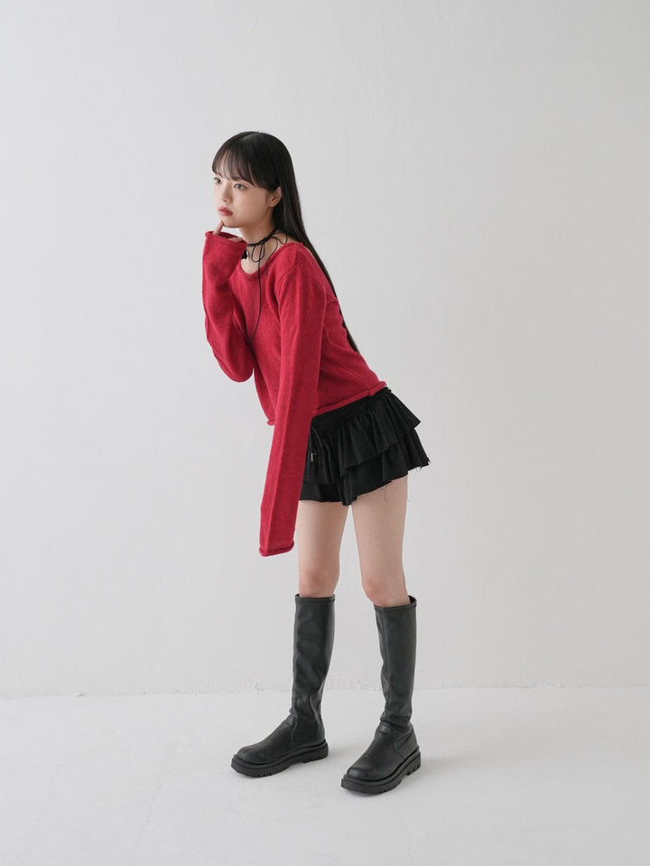 【9月19日発売予定】tie ribbon knit