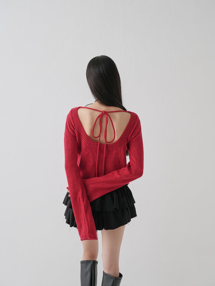 【9月19日発売予定】tie ribbon knit