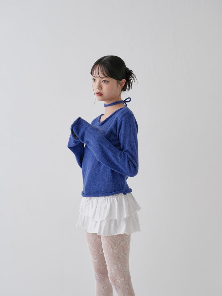 【9月19日発売予定】tie ribbon knit