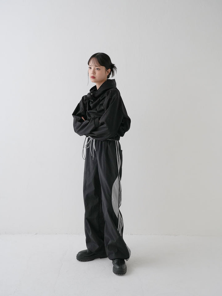 【9月10日発送予定】drawstring gather hoodie
