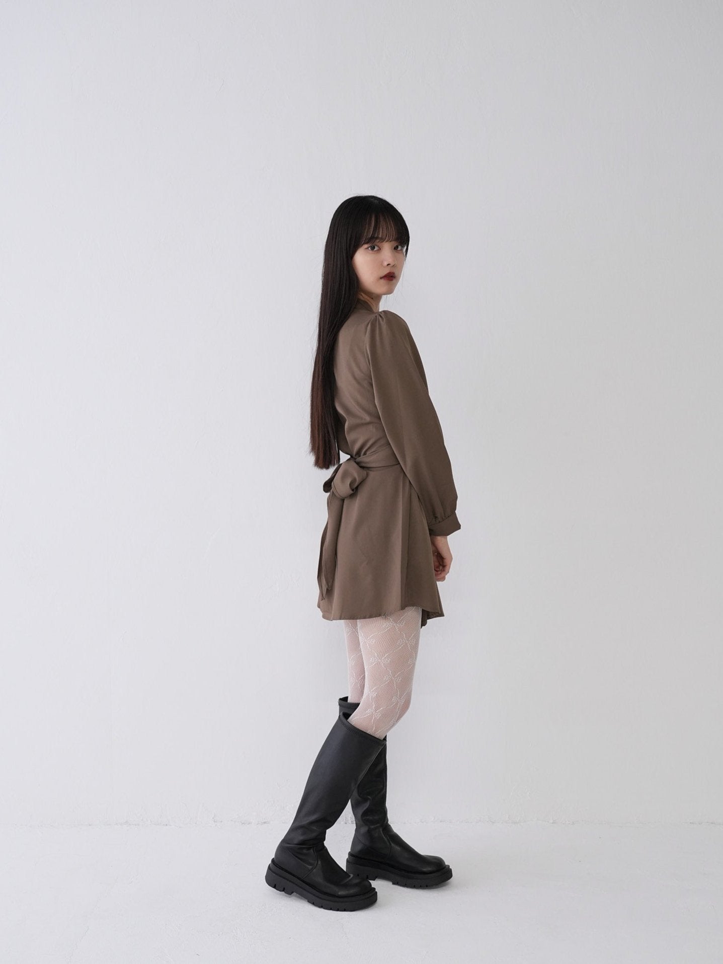 layered shirt one piece – Uenui