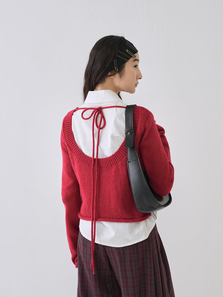 【9月19日発売予定】tie ribbon knit