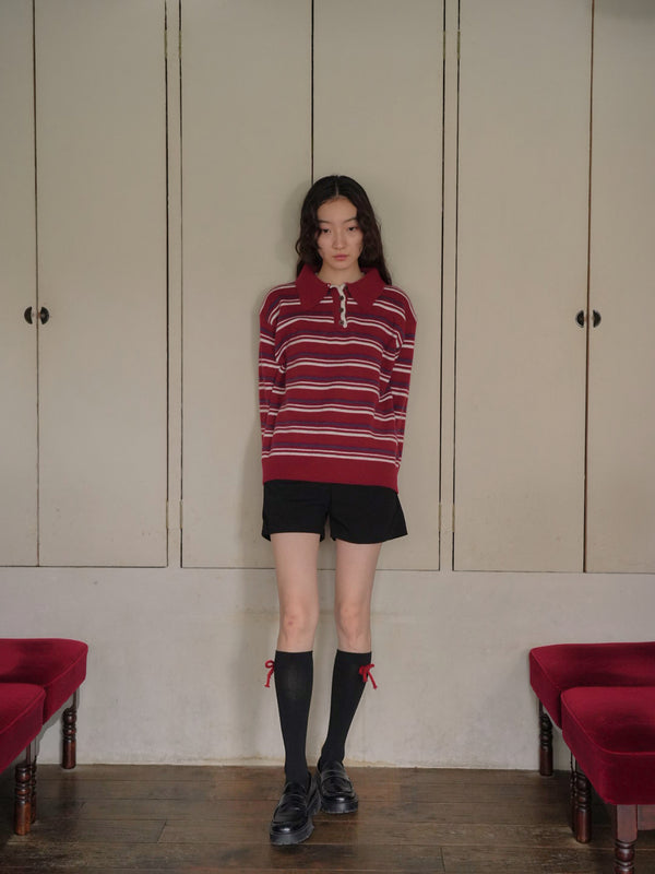 ベルト付き タックショートパンツ 大人カジュアル レディース Uenui