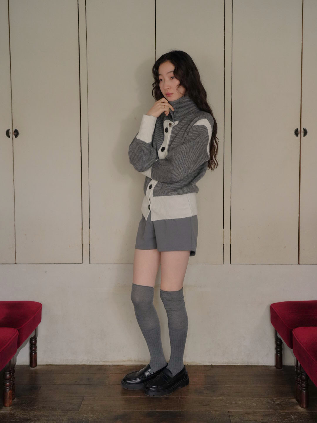 tuck high waist shorts