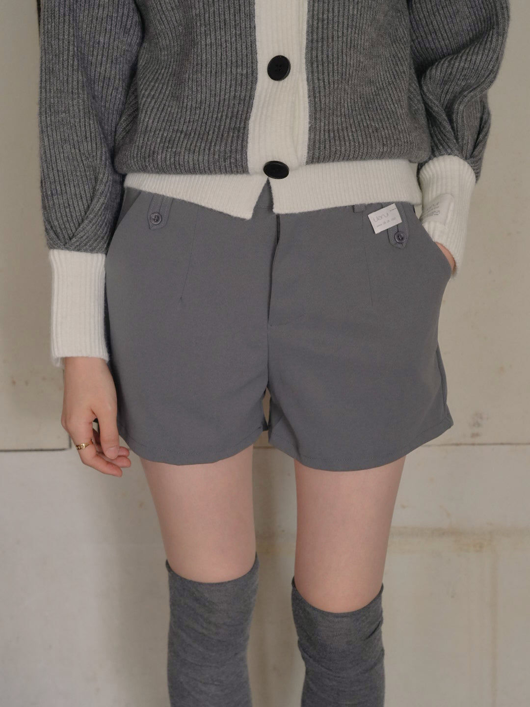 tuck high waist shorts