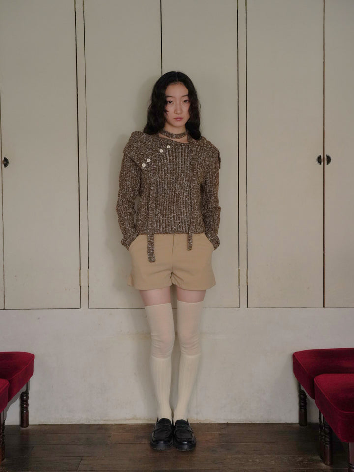 tuck high waist shorts