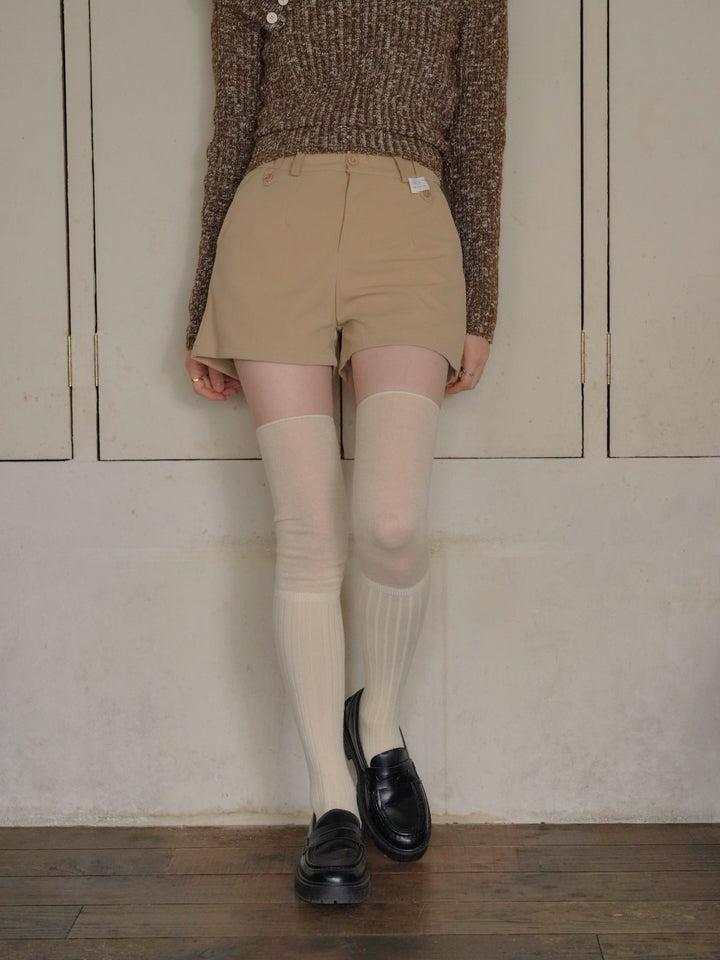 tuck high waist shorts