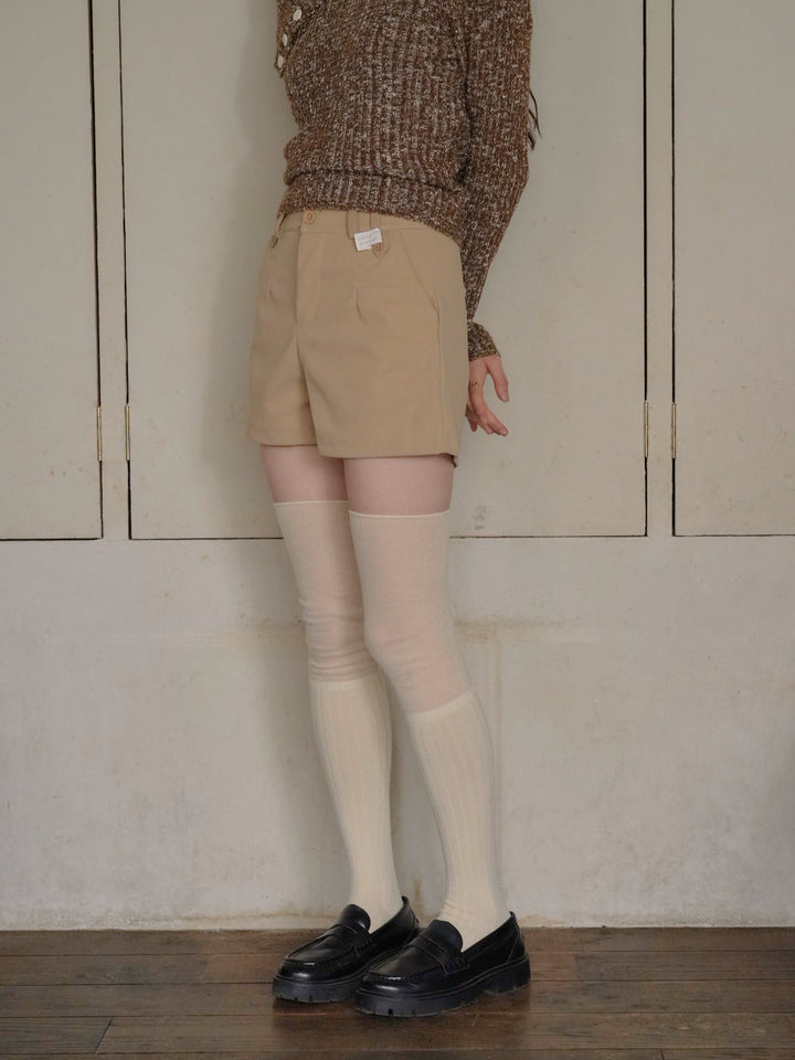 tuck high waist shorts