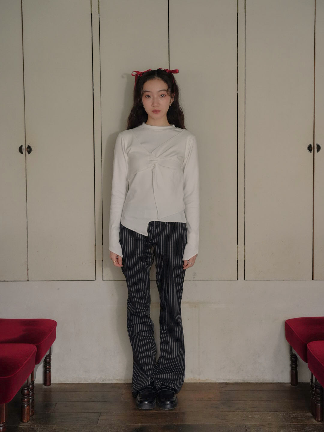 twist design long tee