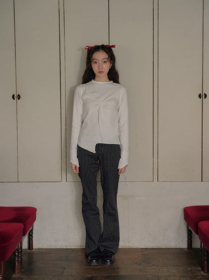 twist design long tee