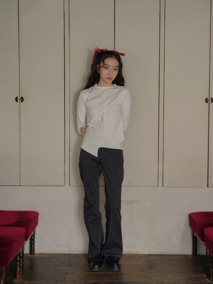 twist design long tee