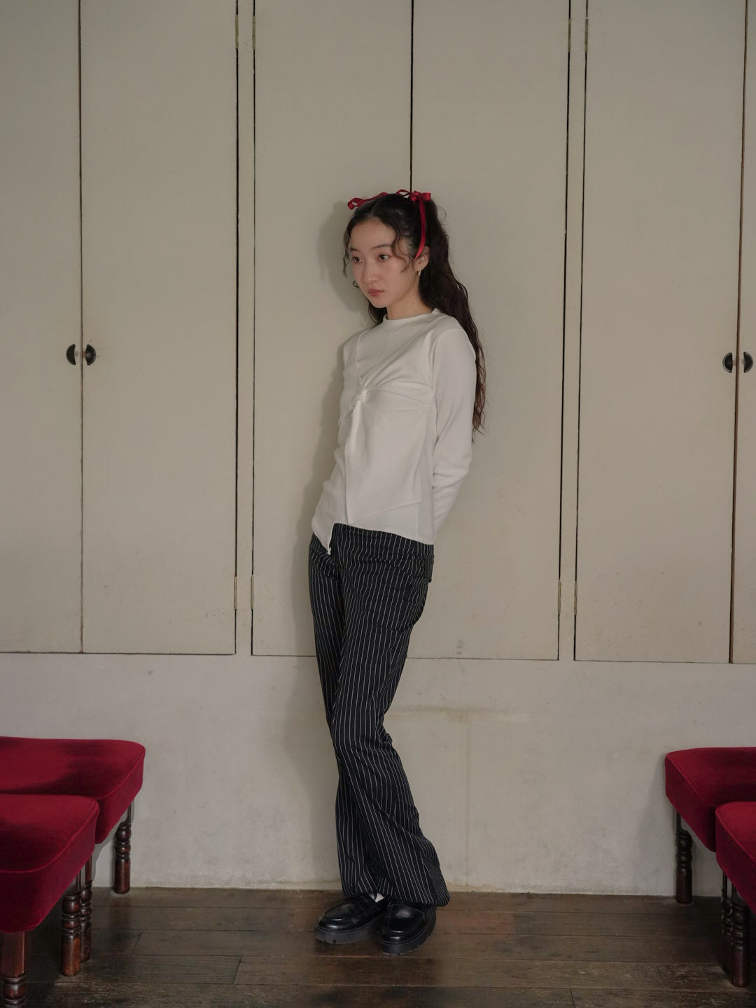 twist design long tee