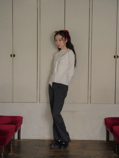 twist design long tee