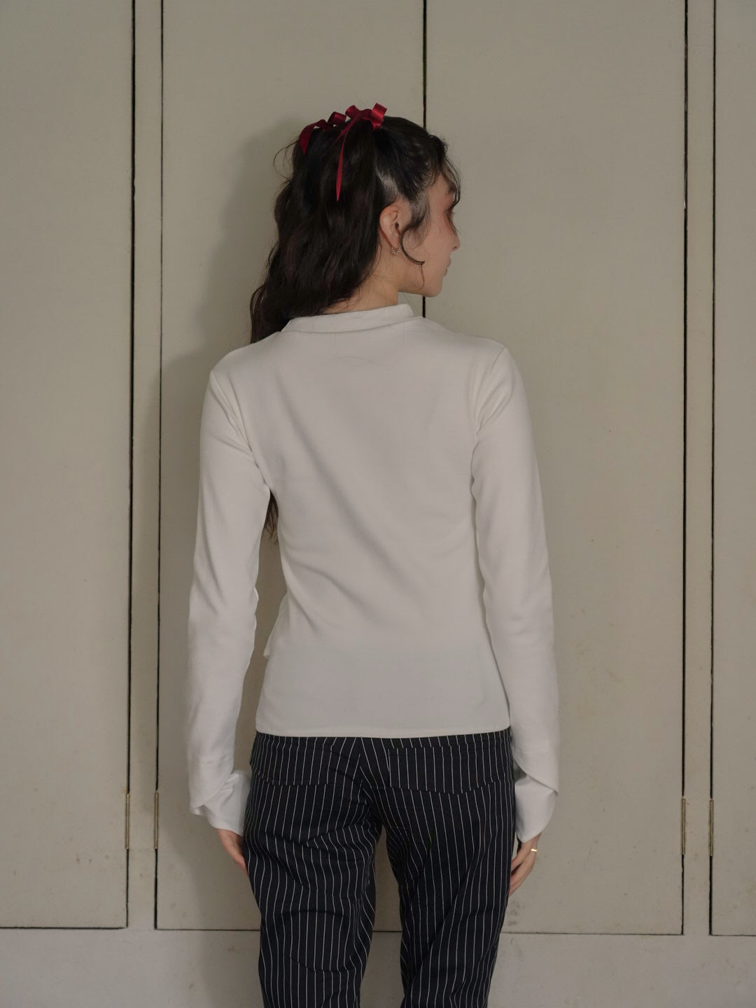 twist design long tee